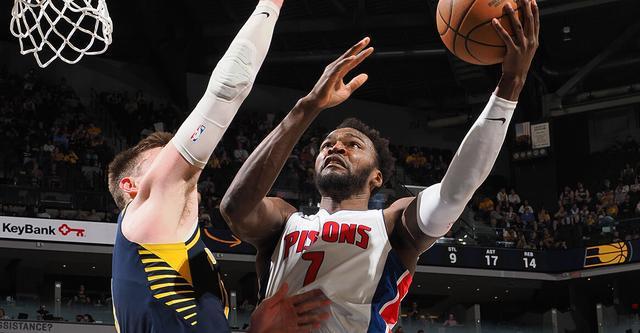 kaiyun-里德26+6坎宁安7+14 活塞力克步行者3连胜